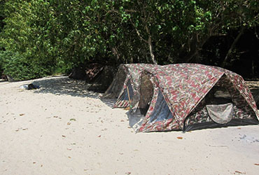 campsite at the Surin Islands national park